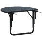 vidaXL Balkontisch 60x60x32 cm Schwarz Poly Rattan vidaXL Balkontisch 60x60x32 cm Schwarz Poly Rattan