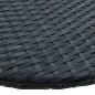 vidaXL Balkontisch 60x60x32 cm Schwarz Poly Rattan vidaXL Balkontisch 60x60x32 cm Schwarz Poly Rattan