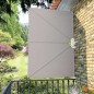 vidaXL Faltbarer Terrassen-Seitenfächer Creme 240×160 cm vidaXL Faltbarer Terrassen-Seitenfächer Creme 240×160 cm