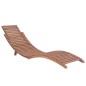 vidaXL Sonnenliege Klappbar Massivholz Teak vidaXL Sonnenliege Klappbar Massivholz Teak