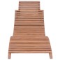 vidaXL Sonnenliege Klappbar Massivholz Teak vidaXL Sonnenliege Klappbar Massivholz Teak