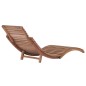 vidaXL Sonnenliege Klappbar Massivholz Teak vidaXL Sonnenliege Klappbar Massivholz Teak