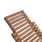vidaXL Sonnenliege Klappbar Massivholz Teak vidaXL Sonnenliege Klappbar Massivholz Teak