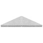 vidaXL Sonnenschirm-Gewichtsplatte Granit 15 kg Dreieckig Grau vidaXL Sonnenschirm-Gewichtsplatte Granit 15 kg Dreieckig Grau
