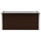 vidaXL Garten-Hochbeet Braun 100 x 40 x 45 cm Verzinkter Stahl vidaXL Garten-Hochbeet Braun 100 x 40 x 45 cm Verzinkter Stahl