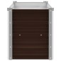vidaXL Garten-Hochbeet Braun 100 x 40 x 45 cm Verzinkter Stahl vidaXL Garten-Hochbeet Braun 100 x 40 x 45 cm Verzinkter Stahl