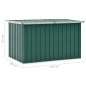 vidaXL Gartenbox Grün 149 x 99 x 93 cm vidaXL Gartenbox Grün 149 x 99 x 93 cm