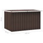 vidaXL Gartenbox Braun 149 x 99 x 93 cm vidaXL Gartenbox Braun 149 x 99 x 93 cm