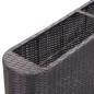 vidaXL Garten-Hochbeet 120×24×40 cm Poly Rattan Schwarz vidaXL Garten-Hochbeet 120×24×40 cm Poly Rattan Schwarz