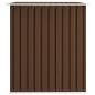 vidaXL Geräteschuppen Braun 257x205x178 cm Stahl vidaXL Geräteschuppen Braun 257x205x178 cm Stahl