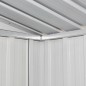 vidaXL Geräteschuppen Braun 257x205x178 cm Stahl vidaXL Geräteschuppen Braun 257x205x178 cm Stahl