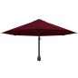 vidaXL Sonnenschirm Wandmontage mit Metallmast 300 cm Burgunderrot vidaXL Sonnenschirm Wandmontage mit Metallmast 300 cm Burgunderrot