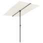vidaXL Sonnenschirm mit Aluminium-Mast 2x1,5 m Sandweiß vidaXL Sonnenschirm mit Aluminium-Mast 2x1,5 m Sandweiß