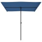 vidaXL Sonnenschirm mit Aluminium-Mast 2x1,5 m Azurblau vidaXL Sonnenschirm mit Aluminium-Mast 2x1,5 m Azurblau