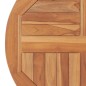 vidaXL Tischplatte Massivholz Teak Rund 2,5 cm 60 cm vidaXL Tischplatte Massivholz Teak Rund 2,5 cm 60 cm