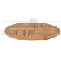 vidaXL Tischplatte Massivholz Teak Rund 2,5 cm 60 cm vidaXL Tischplatte Massivholz Teak Rund 2,5 cm 60 cm