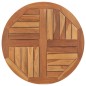 vidaXL Tischplatte Massivholz Teak Rund 2,5 cm 70 cm vidaXL Tischplatte Massivholz Teak Rund 2,5 cm 70 cm