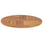 vidaXL Tischplatte Massivholz Teak Rund 2,5 cm 70 cm vidaXL Tischplatte Massivholz Teak Rund 2,5 cm 70 cm