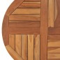 vidaXL Tischplatte Massivholz Teak Rund 2,5 cm 70 cm vidaXL Tischplatte Massivholz Teak Rund 2,5 cm 70 cm
