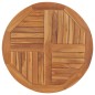vidaXL Tischplatte Massivholz Teak Rund 2,5 cm 80 cm vidaXL Tischplatte Massivholz Teak Rund 2,5 cm 80 cm