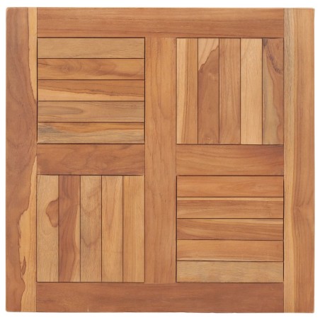 vidaXL Tischplatte Massivholz Teak 60×60×2,5 cm 