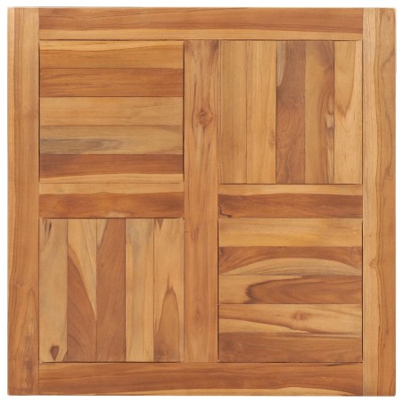 vidaXL Tischplatte Massivholz Teak 70×70×2,5 cm 