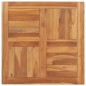 vidaXL Tischplatte Massivholz Teak 70×70×2,5 cm 