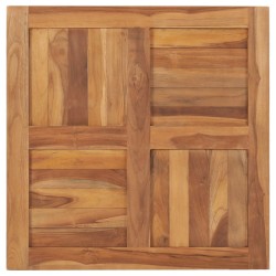vidaXL Tischplatte Massivholz Teak 70×70×2,5 cm 