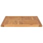 vidaXL Tischplatte Massivholz Teak 70×70×2,5 cm 