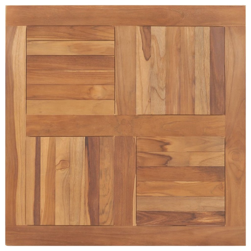 vidaXL Tischplatte Massivholz Teak Quadratisch 80×80×2,5 cm vidaXL Tischplatte Massivholz Teak Quadratisch 80×80×2,5 cm