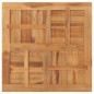 vidaXL Tischplatte Massivholz Teak Quadratisch 80×80×2,5 cm vidaXL Tischplatte Massivholz Teak Quadratisch 80×80×2,5 cm