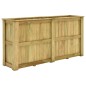 vidaXL Hochbeet 196 x 50 x 100 cm Kiefernholz Imprägniert vidaXL Hochbeet 196 x 50 x 100 cm Kiefernholz Imprägniert