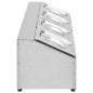 vidaXL Gastronorm-Ständer mit 4 GN 1/6 Behältern Edelstahl vidaXL Gastronorm-Ständer mit 4 GN 1/6 Behältern Edelstahl