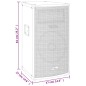vidaXL Professioneller HiFi-/Bühnen-Lautsprecher Passiv 1000 W Schwarz vidaXL Professioneller HiFi-/Bühnen-Lautsprecher Passiv 1000 W Schwarz