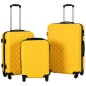 vidaXL Hartschalen-Trolley-Set 3 Stk. Gelb ABS vidaXL Hartschalen-Trolley-Set 3 Stk. Gelb ABS