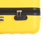 vidaXL Hartschalen-Trolley-Set 3 Stk. Gelb ABS vidaXL Hartschalen-Trolley-Set 3 Stk. Gelb ABS
