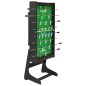 vidaXL Klappbarer Kickertisch 121 x 61 x 80 cm Schwarz vidaXL Klappbarer Kickertisch 121 x 61 x 80 cm Schwarz
