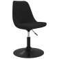 Esszimmerstühle 4 Stk. Drehbar Schwarz Samt Esszimmerstühle 4 Stk. Drehbar Schwarz Samt