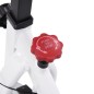 vidaXL Heimtrainer mit Pulsmesser Weiß und Rot vidaXL Heimtrainer mit Pulsmesser Weiß und Rot