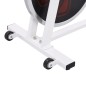 vidaXL Heimtrainer mit Pulsmesser Weiß und Rot vidaXL Heimtrainer mit Pulsmesser Weiß und Rot