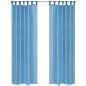 2 x Transparente Gardine Fertiggardine 140 x 175 cm türkis 2 x Transparente Gardine Fertiggardine 140 x 175 cm türkis