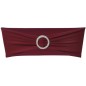25x Stuhlschleifen Stretch Schleifenbänder + Diamant Schnalle Bordeaux 25x Stuhlschleifen Stretch Schleifenbänder + Diamant Schnalle Bordeaux