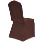 vidaXL Stretch Stuhlbezug 6 Stück Braun vidaXL Stretch Stuhlbezug 6 Stück Braun