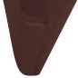 vidaXL Stretch Stuhlbezug 6 Stück Braun vidaXL Stretch Stuhlbezug 6 Stück Braun