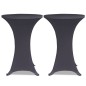 vidaXL Tischhusse Stretchhusse 2 Stk 80 cm Anthrazit vidaXL Tischhusse Stretchhusse 2 Stk 80 cm Anthrazit