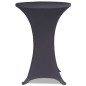vidaXL Tischhusse Stretchhusse 2 Stk 80 cm Anthrazit vidaXL Tischhusse Stretchhusse 2 Stk 80 cm Anthrazit