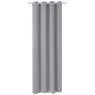 vidaXL Verdunkelungsvorhang mit Metallösen 270 x 245 cm Grau vidaXL Verdunkelungsvorhang mit Metallösen 270 x 245 cm Grau