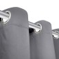 vidaXL Verdunkelungsvorhang mit Metallösen 270 x 245 cm Grau vidaXL Verdunkelungsvorhang mit Metallösen 270 x 245 cm Grau