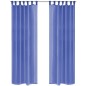 vidaXL Voile-Gardinen 2 Stk. 140 x 225 cm Königsblau vidaXL Voile-Gardinen 2 Stk. 140 x 225 cm Königsblau