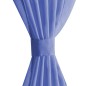 vidaXL Voile-Gardinen 2 Stk. 140 x 225 cm Königsblau vidaXL Voile-Gardinen 2 Stk. 140 x 225 cm Königsblau